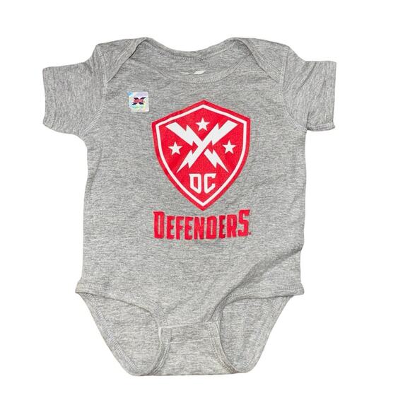 NWT! XFL DC Defenders Baby Bodysuit - Size 18 Months - Picture 3 of 5